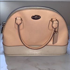 *sold* Coach cross body leather purse